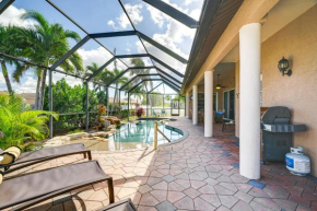 Spacious Oasis with Lagoon Pool and Spa in Cape Coral!